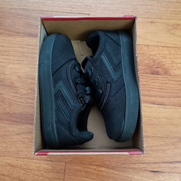 NEW Black Billy Goat Kids Boys Zipper & Lace-Up CS Sneaker Low 10 - Picture 15 of 16